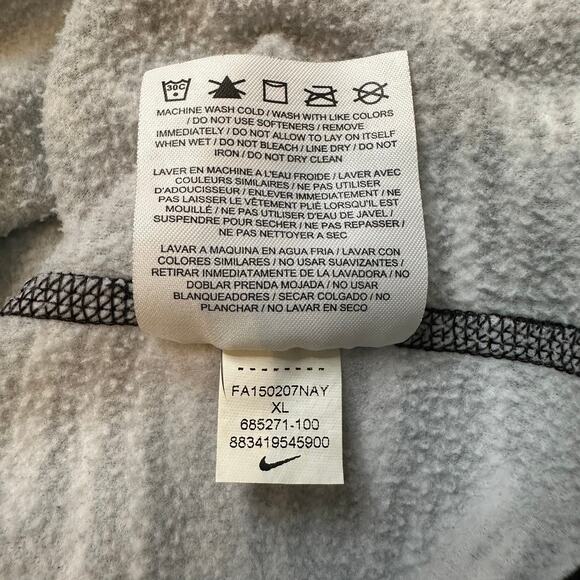 Nike Therma-Fit Black & White Camo Athletic Hoodie Size XL - Picture 6 of 7